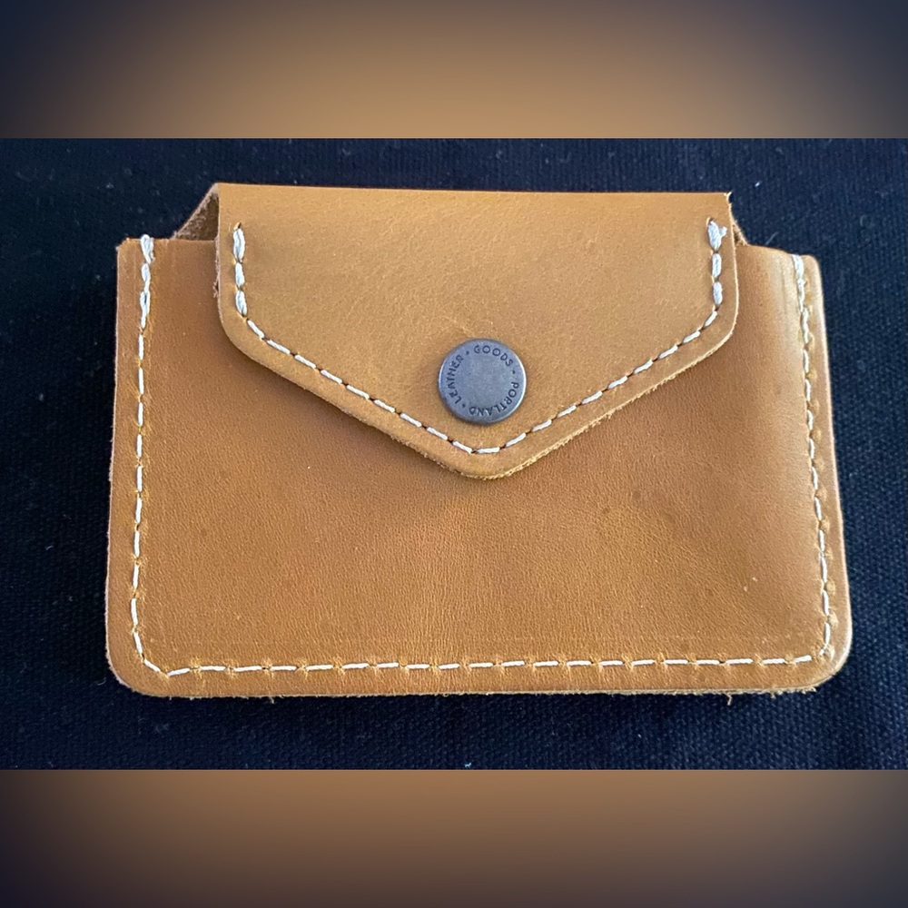 Portland Leather Goods Love Bug Plus wallet - Tan (Mustard).